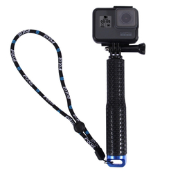 Selfie tyč Puluz pro akční kamery - černý (DJI, GoPro, Insta360)