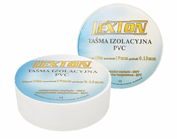 Lexton bílá izolační páska 25m