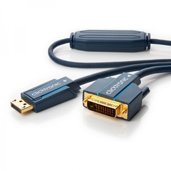 Kabel DVI-D (18+1) Single Link - HDMI czarny 5m