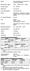 Sonda temperatury cieczy K-Type Peaktech TF-60