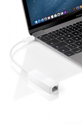 Adapter kątowy USB-C gniazdo-wtyk Goobay CZARNY