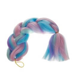 Syntetické vlasy ombre blue/fiol Soulima 21366