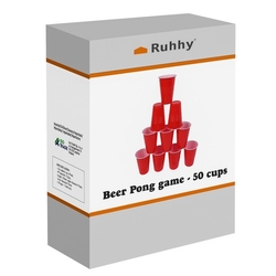 Hra Beer Pong - 50 šálků Ruhha 21232
