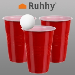 Hra Beer Pong - 50 šálků Ruhha 21232