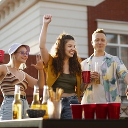 Hra Beer Pong - 50 šálků Ruhha 21232