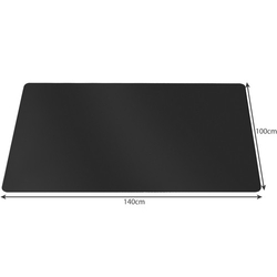 OCHRANNÁ PODLOŽKA POD ŽIDLE/ŽIDLE VELKÁ 100 x 140 cm ČERNÁ