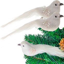 Vánoční ozdoby - ptáčci 2 ks. Ruhhy 22338