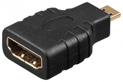 Adaptér Zásuvka HDMI - zástrčka micro HDMI 1.4 Goobay