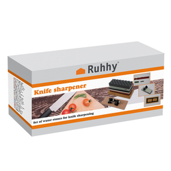 Brousek na kuchyňské nože, dláta, vodní kámen, brusný kámen + popruh RUHHY 23763