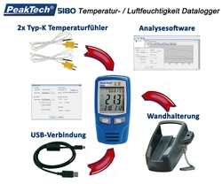 Rejestrator Temperatury Wilgotności PeakTech 5180