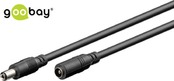 DC napájecí prodlužovací kabel 5,5x2,5 mm Goobay 10m