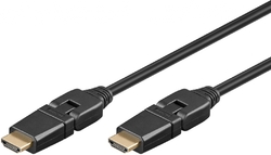Kabel HDMI™ Obrotowy Goobay Czarny 2m