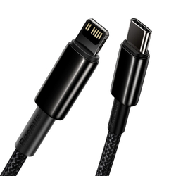 Baseus Tungsten Gold Cable Type-C to iP PD 20W 2m (černý)