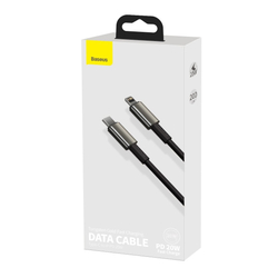 Baseus Tungsten Gold Cable Type-C to iP PD 20W 2m (černý)