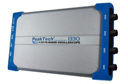 4kanálový PC osciloskop. USB 100 MHz PeakTech 1331