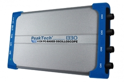 4-kanálový PC osciloskop USB 100 MHz PeakTech 1330