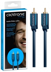 Audio kabel Subwoofer RCA - RCA CLICKTRONIC 1m