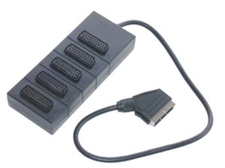kabel SCART VK-5xSCART ZP 0.5m(rozboč.)