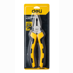 Kombinované kleště 7" Deli Tools EDL2007 (žluté)