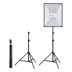 Studiová sada Puluz softbox 50x70cm, stativ, LED žárovka 4 ks PU5071EU