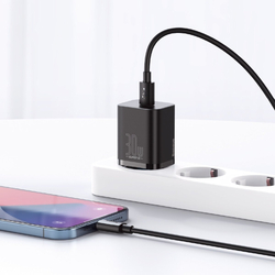 Baseus Super Si Quick Charger 1C 30W (černá)