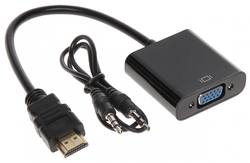 Převaděč zvuku HDMI na VGA + SPH-VA02 černý