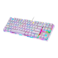 Mechanická herní klávesnice Motospeed K87S RGB (bílá)