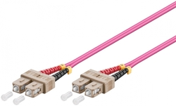 Propojovací kabel z optických vláken LWL SC-SC OM4 DUPLEX 7,5m