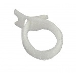 Pásek na suchý zip 180mm bílý - 20 ks