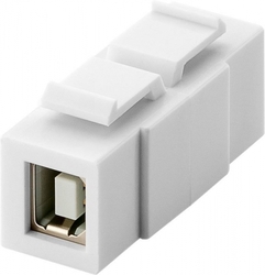 Prodloužení konektoru Keystone kabelu USB typu B.