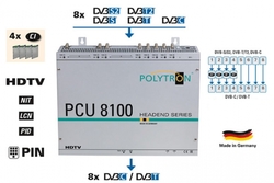 Stanice POLYTRON PCU 8122 8xS2 / T2 / C pro 8x DVB-T CI