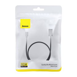Prodlužovací kabel USB 3.0 Baseus samec - samice, řada AirJoy, 0,5 m (černý)