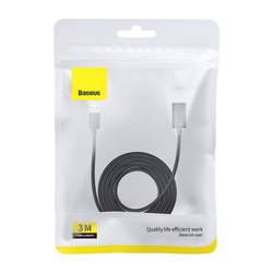 Prodlužovací kabel USB 3.0 Baseus samec - samice, řada AirJoy, 3 m (černý)
