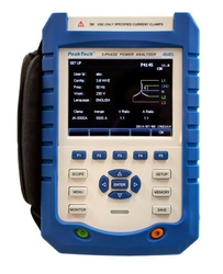 Třífázový síťový analyzátor napájení PeakTech 4145