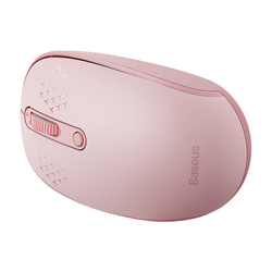 Bezdrátová myš Baseus F01B Tri-mode 2.4G BT5.0 1600 DPI (růžová)
