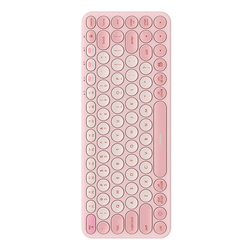 Baseus K01A Bezdrátová třírežimová klávesnice Baby Pink
