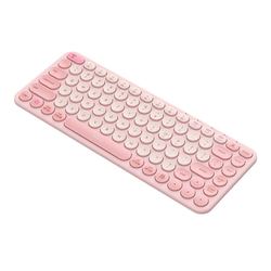 Baseus K01A Bezdrátová třírežimová klávesnice Baby Pink