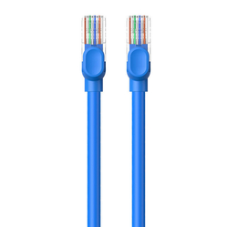 Kulatý kabel Baseus Ethernet RJ45, Cat.6, 0,5 m (modrý)