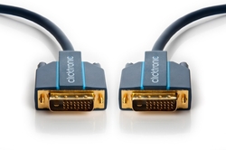Kabel DVI-D/DVI-D (24+1) CLICKTRONIC 5m