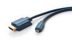 Kabel HDMI/HDMI Micro CLICKTRONIC HD/4K/3D TV 1m