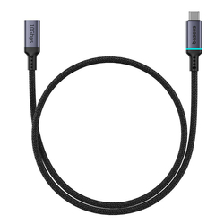 Prodlužovací kabel Baseus High Definition USB-C Male to Female 10Gb/s, 0,5m (černý)