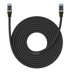 Opletený síťový kabel cat.7 Baseus Ethernet RJ45, 10Gbps, 10m (černý)