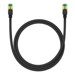 Opletený síťový kabel cat.8 Baseus Ethernet RJ45, 40 Gb/s, 1 m (černý)