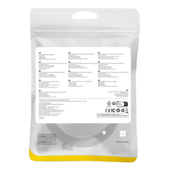 Opletený síťový kabel cat.8 Baseus Ethernet RJ45, 40 Gb/s, 1 m (černý)