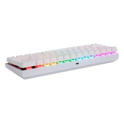 Bezdrátová mechanická klávesnice Motospeed SK62 White (modrý spínač)