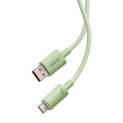 Rychlonabíjecí kabel Baseus USB na USB-C Habitat Series 1m 100W (zelený)