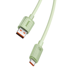 Rychlonabíjecí kabel Baseus USB na USB-C Habitat Series 1m 100W (zelený)