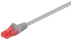 CAT 6 U/UTP LAN Patchcord kabel, šedý 7,5m