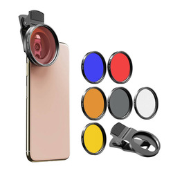 Sada objektivů s filtrem pro mobilní zařízení APEXEL APL-52UV-7F 52 mm 7v1