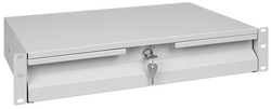 Zásuvka pro 19'' rackové skříně Spacetronik 2U Grey